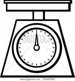 Weighing scale clipart black and white 6 » Clipart Station