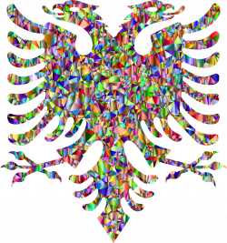 Low Poly Chromatic Double Headed Eagle Icons PNG - Free PNG and ...