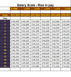 Salary Scale Template | Payslips | Salary scale, Scale ...