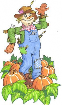 Cute autumn scarecrow country clipart for grandkids and ...