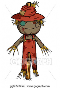 Drawing - Scarecrow. Clipart Drawing gg66538349 - GoGraph