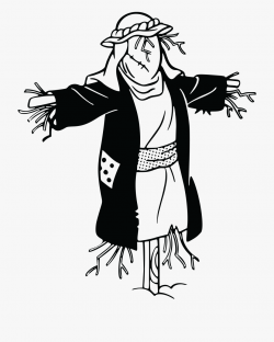 Scarecrow Transparent Field Drawing - Clip Art, Cliparts ...