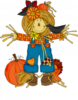 Desenhos Festa Junina Png Scarecrow With Pumpkins Clipart ...