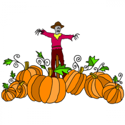 Scarecrow And Pumpkin Patch clipart, cliparts of Scarecrow ...