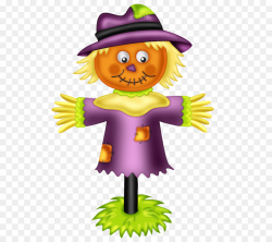 Halloween Cartoon Background clipart - Scarecrow, Halloween ...