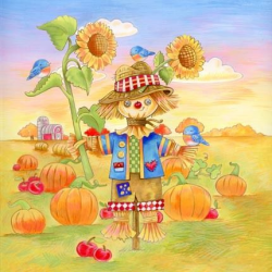 Free Scarecrow Clipart september harvest, Download Free Clip ...