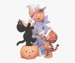 Scarecrow Clipart Vintage , Png Download - Cute Cartoon ...