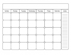 blank month calendar clipart #11 | Work it! | Printable ...