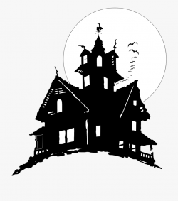 School House Clipart Art - Haunted House No Background ...