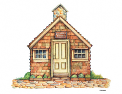 Colonial School House | Printable Clip Art and Images