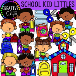 School Kid Littles: School Clipart {Creative Clips Clipart}