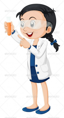 Female Scientist | Fonts-logos-icons | Mad science party ...