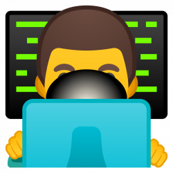 Man technologist Icon | Noto Emoji People Profession Iconset | Google