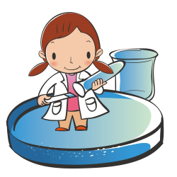 Cartoon Download Clip art - Female scientists in the study test tube ...