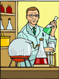 Typical clipart cartoon of laboratory research | Download ...