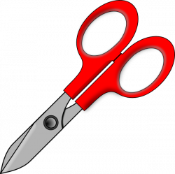 Pair Of Red Scissors Clip Art at Clker.com - vector clip art online ...