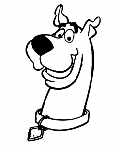 Black And White Image Of Scooby Doo | scoobie | Scooby doo ...