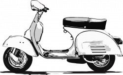 Clipart - Scooter
