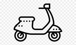 Scooter Clipart Drawing - Png Download (#3077439) - PinClipart