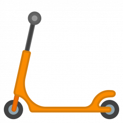 Kick scooter Icon | Noto Emoji Travel & Places Iconset | Google