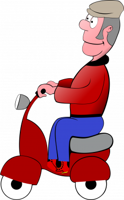 Clipart - scooter