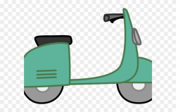 Scooter Clipart Moped - Png Download (#3193215) - PinClipart