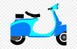 Scooter Clipart Scotter - Moped Clipart - Png Download ...