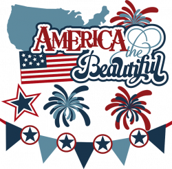 America The Beautiful SVG 4th of july svg files for scrapbooking ...