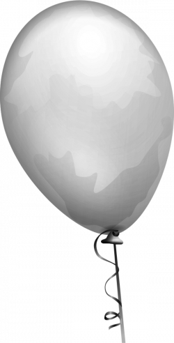 Balloon Gray Clipart