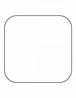 Rounded square pattern. Use the printable outline for crafts ...