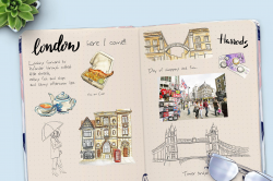 London travel clipart #scrapbooking#blog#web#digital ...
