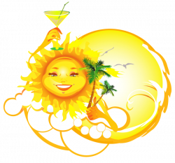 Summer Vacantion Sun PNG Vector Clipart | Transparentes Sommer ...