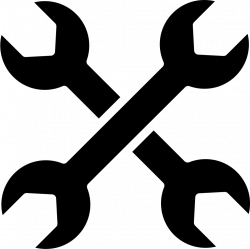 Cross Of Double Side Wrenches Svg Png Icon Free Download (#14919 ...