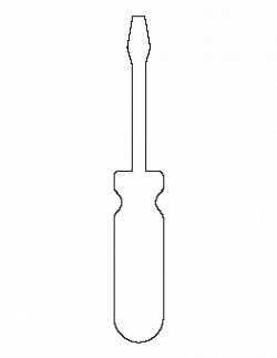 Screwdriver Pattern | tool patterns ,templates , coloring ...