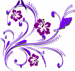 Purple Butterfly Wedding Clipart