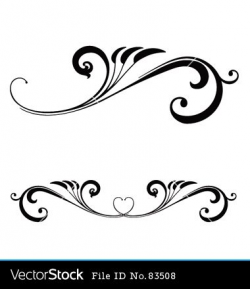 Calligraphy Scroll Designs | Scroll cliparts | scrolls ...