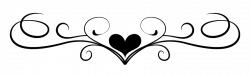 scroll design heart - Sticker by Taliafera