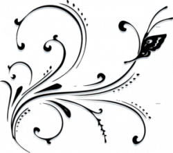 Butterfly Scroll clip art | scrollwork patterns | Pinterest | Clip ...