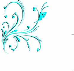 Brown Butterfly Scroll (black Background) Clip Art at Clker.com ...