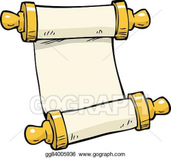 Vector Art - Doodle ancient scroll. Clipart Drawing ...