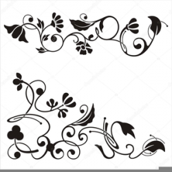 Free Clipart Floral Scroll | Free Images at Clker.com ...