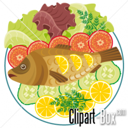 Seafood dinner plate png clipart - Clip Art Library
