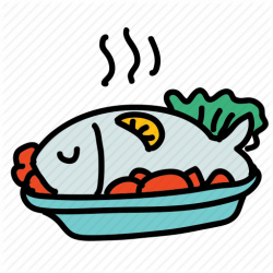 Fish Cartoon clipart - Food, Fish, transparent clip art