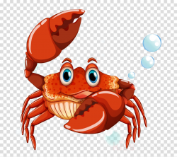 Seafood Background clipart - Crab, Illustration, Orange ...