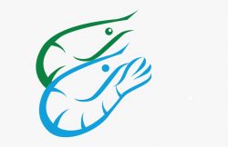 Seafood Clipart Shrimp - Fish And Shrimp Logo #2187112 ...
