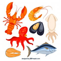 Seafood Clipart red animal 15 - 626 X 626 Free Clip Art ...