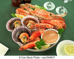 Seafood platter clipart 4 » Clipart Station