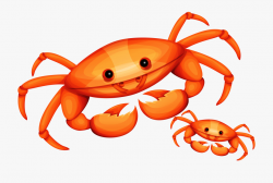 Seafood Clipart Spider Crab - 海洋生物高清卡通, Cliparts ...