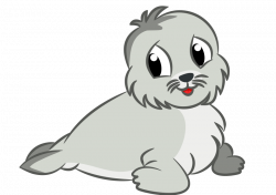 Clipart - Baby seal drawing