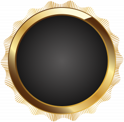 Picture frame Text Circle Brown - Seal Badge Black PNG Transparent ...